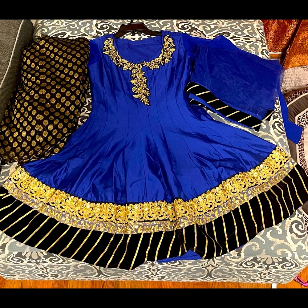 Readymade short frok with salwar suit
